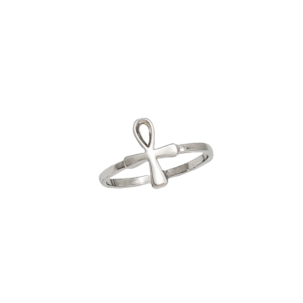 Plain Ankh Ring (Silver)