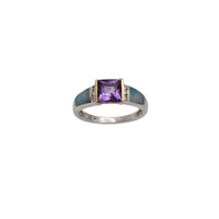 Diamond Amethyst Ring (14K)