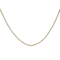 Diamond Cut Ball Chain (10K)