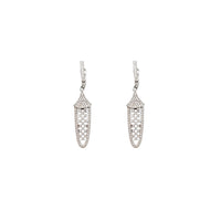 Lab-Diamond Dangling Earring (14K)