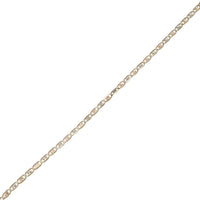 Tricolor Valentino Anklet Bracelet (10K)