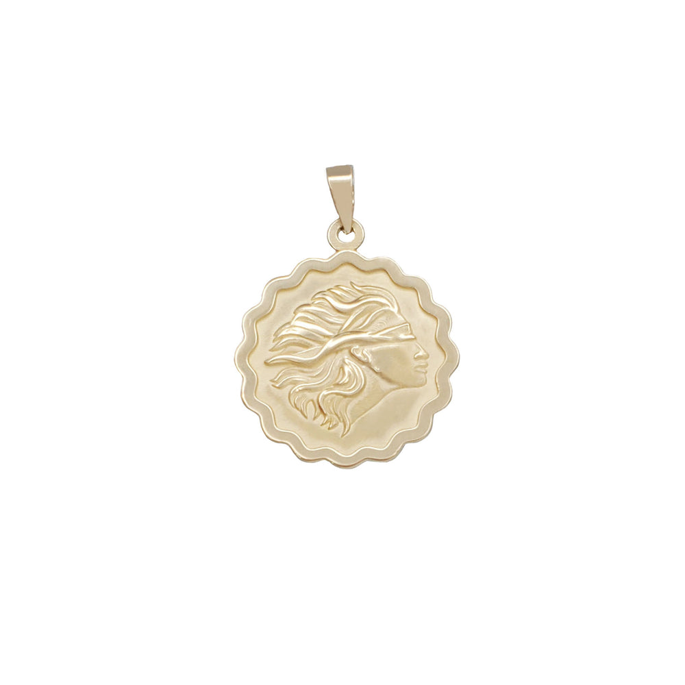Fortuna Goddess Pendant (14K)