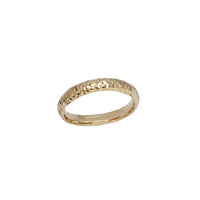 Lightweight Yellow Diamond Cut Band (14K)