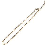 Double Curb Link Anklet (10K)