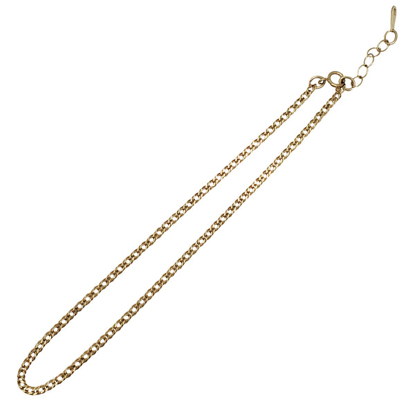 Double Curb Link Anklet (10K)