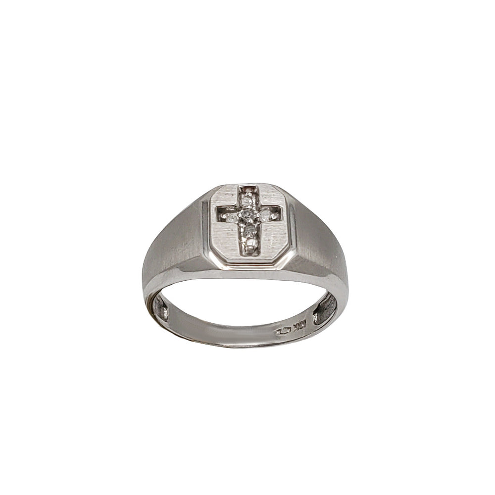 Diamond Cross Ring (10K)