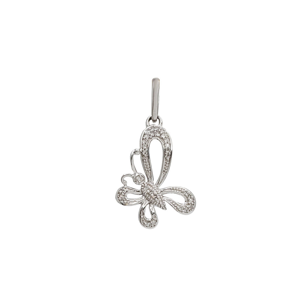 Diamond Butterfly Pendant (10K)