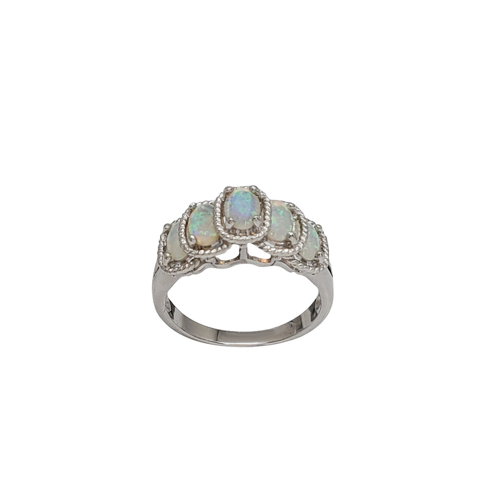 Fancy Birthstones Ring (Silver)