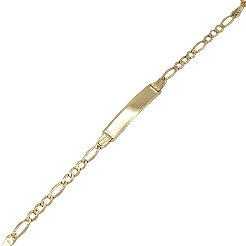 ID Figaro Baby Bracelet (10K)