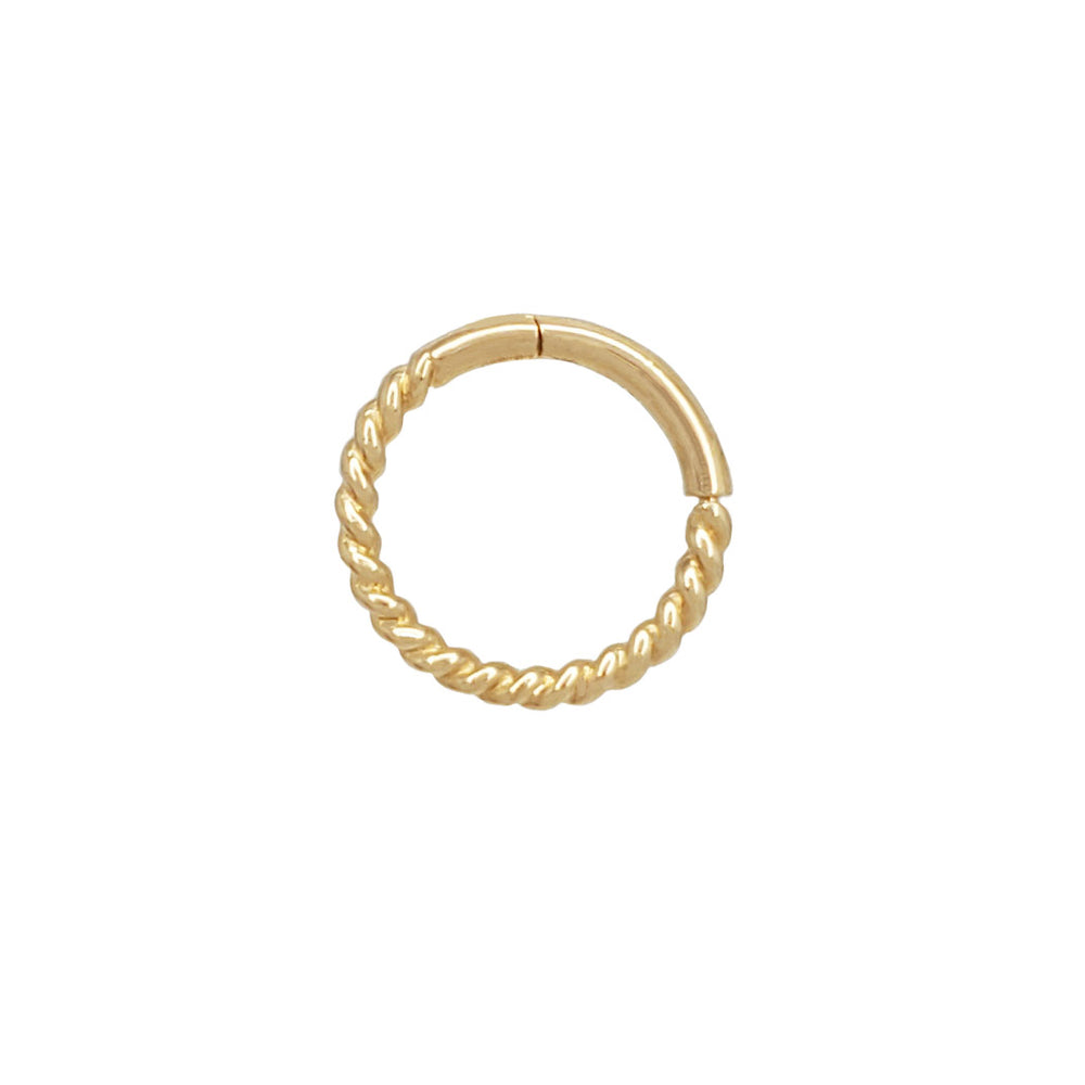 Twisted Nose Ring (14K)