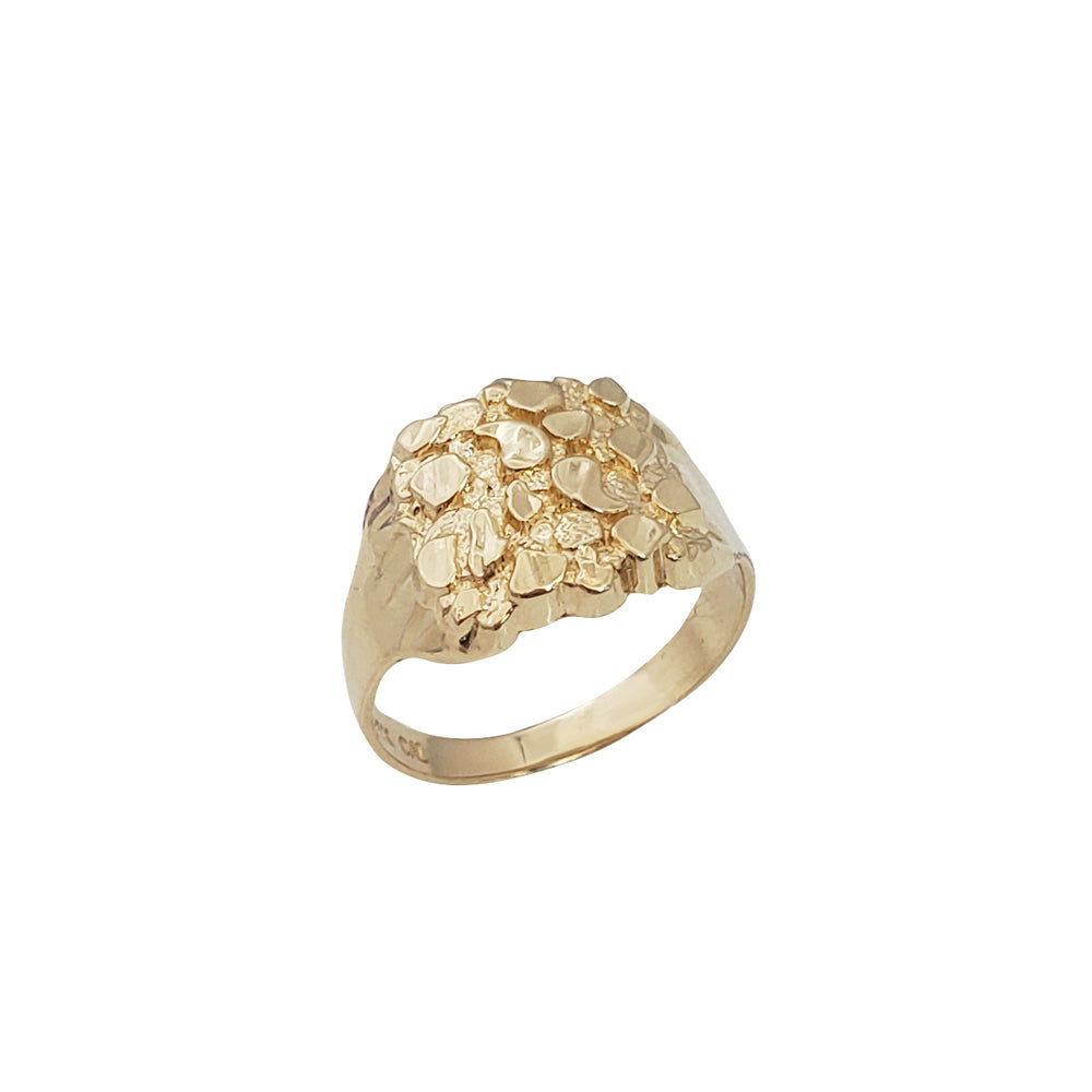 Diamond Cut Nugget's Ring (14K)