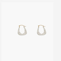 CZ Hoop Earring (10K)