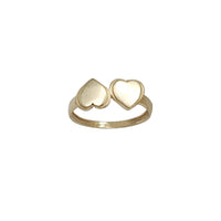 Double Heart Ring (14K)