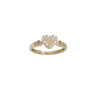 Zirconia Heart Ring (14K)