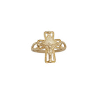 Crucifix Cross Ring (14K)