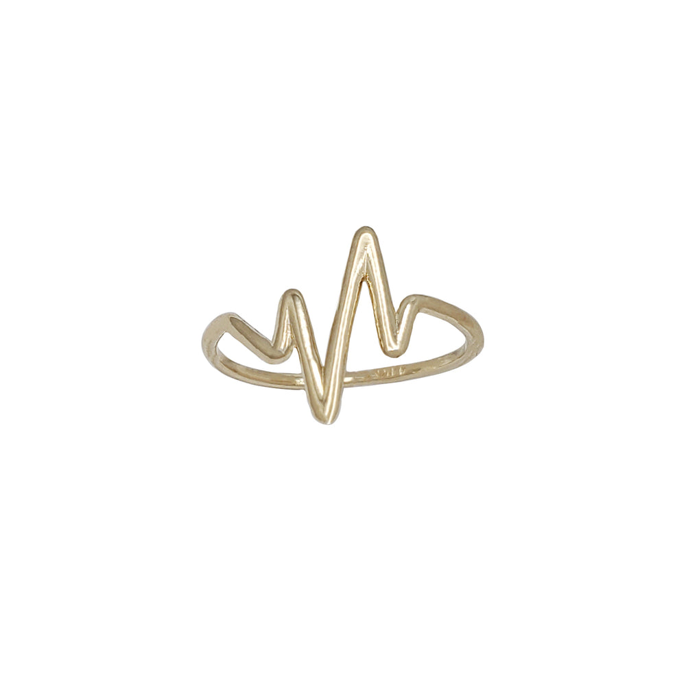 Heartbeat Ring (14K)