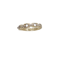 Zirconia Belt Ring (14K)