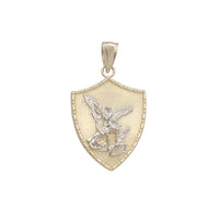 Two-Tone Saint Michael Pendant (14K)