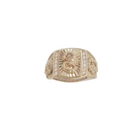 CZ Scorpio Men Ring (14K)
