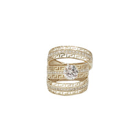 Zirconia Engagement Wedding Set (14K)