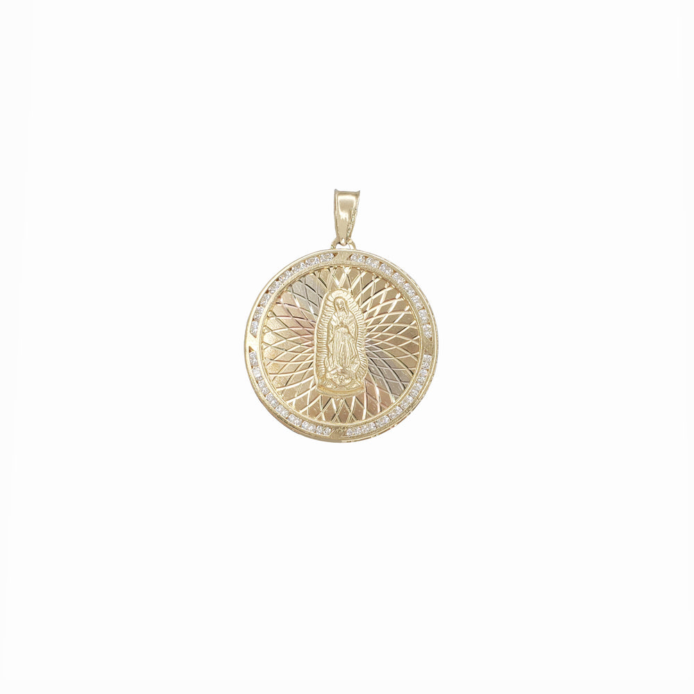 Round Shape Guadalupe Pendant (14K)