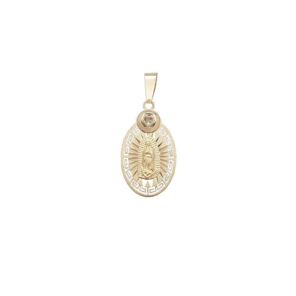 Virgin Guadalupe CZ Pendant (14K)