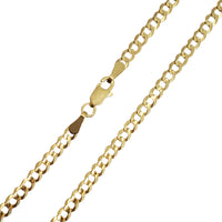 [Solid] Italian Cuban Anklet (14K)