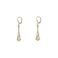 Diamond-Cut Hanging Earrings (14K)