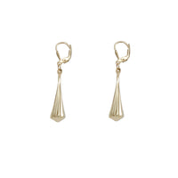 Diamond-Cut Hanging Earrings (14K)