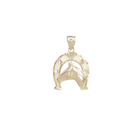 Horse & Horseshoe Pendant (14K)