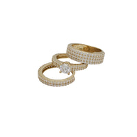 Three-Piece Set Engagement Rings (14K)