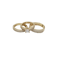 Three-Piece Set Engagement Rings (14K)