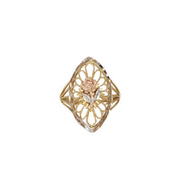 Tricolor Flower Fancy Ring (14K)