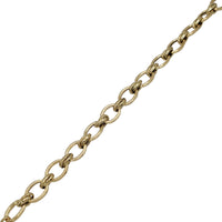 Oval Rolo Link Bracelet (14K)
