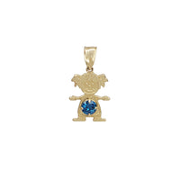 [Girl] Zirconia Little Kid Pendant (14K)