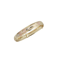 Tricolor Fancy Bangle (14K)