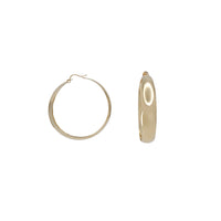 Plain Hoop Earrings (14K)