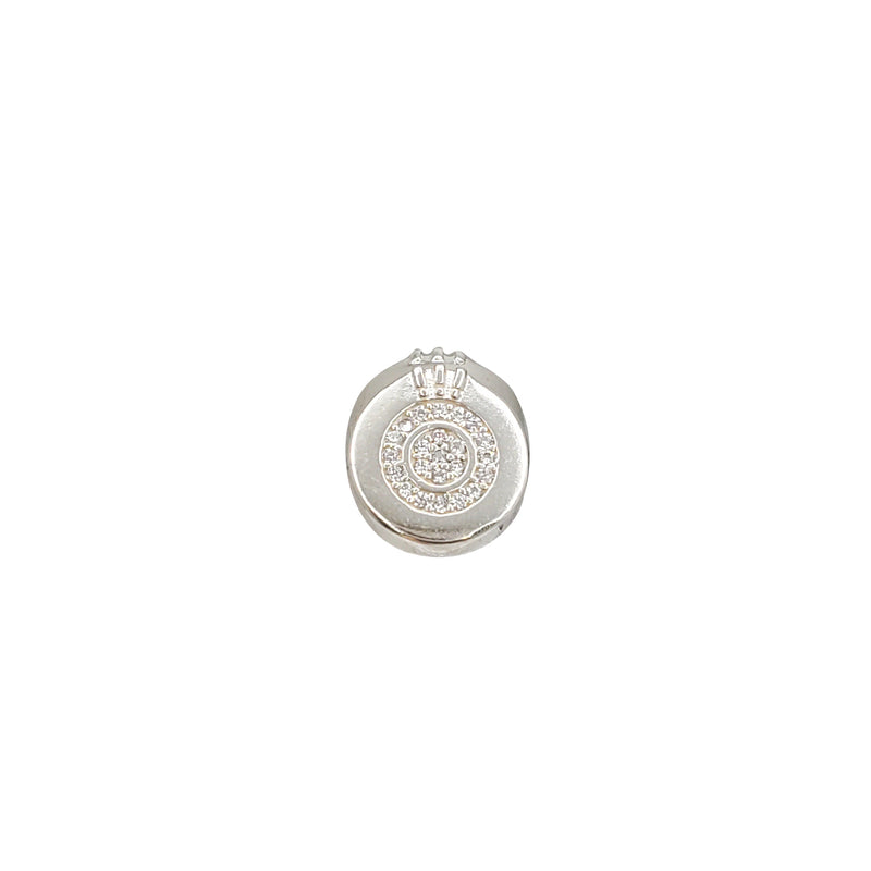 Zirconia Charms For Bracelets (Silver)