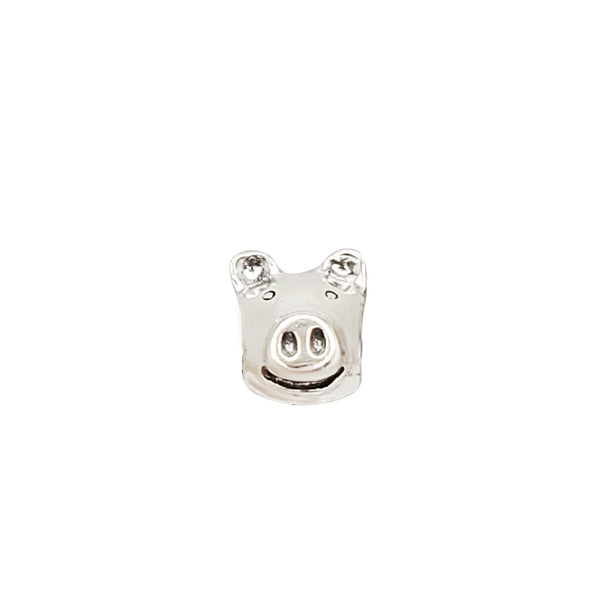 Plain Pig Charms & Pendant (Silver)