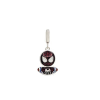 Enamel Spider Man Charms & Pendant (Silver)