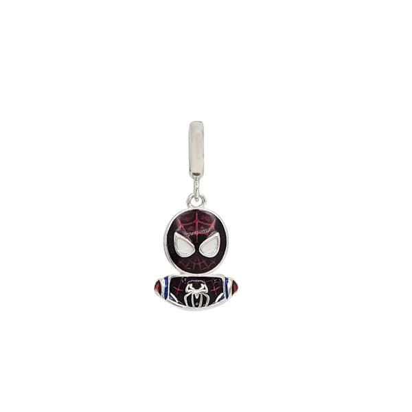 Enamel Spider Man Charms & Pendant (Silver)