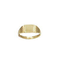 Square Signet Pinky Ring (14K)