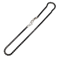 Black Zirconia Round Tennis Bracelet (14K)