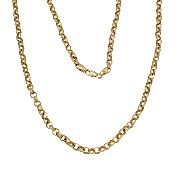 Yellow Gold Rolo Chain (14K)