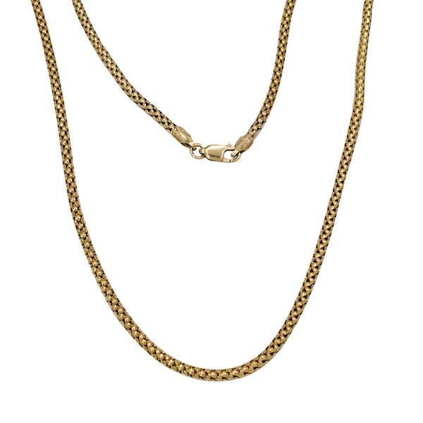 Yellow Gold Popcorn Chain (14K)