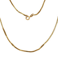 Yellow Gold Classic Box Chain (14K)