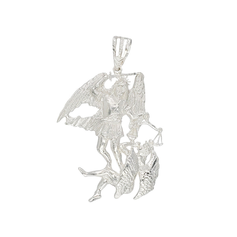 Triumphant Saint Michael Pendant (Silver)
