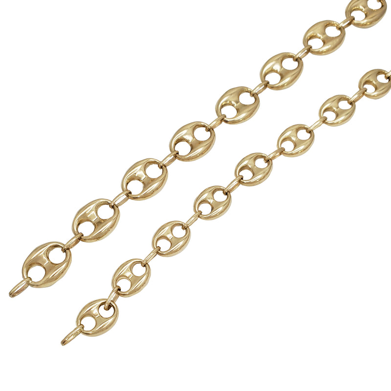 Puffy Mariner Link Bracelet (14K)