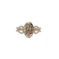 Lady of Guadalupe CZ Oval Ring (14K)