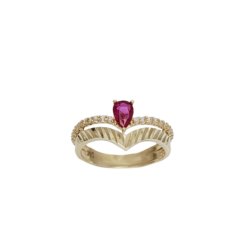 Pear Shaped Lady Fancy Ring (14K)